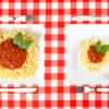 Portion size pasta
